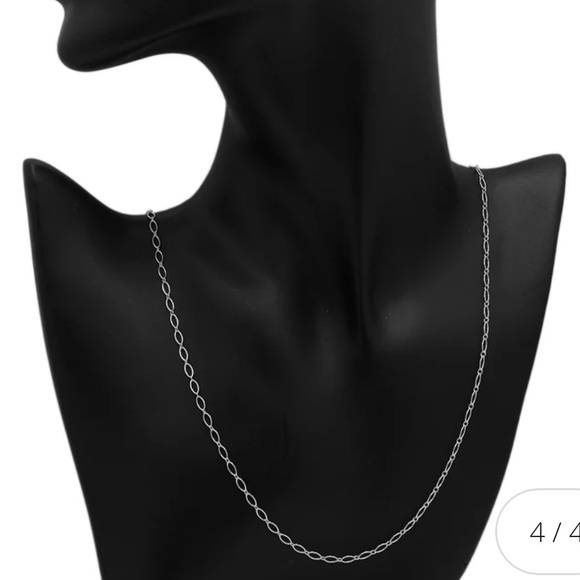 Tiffany White Gold 24” Oval Link Chain Necklace - Picture 2 of 9